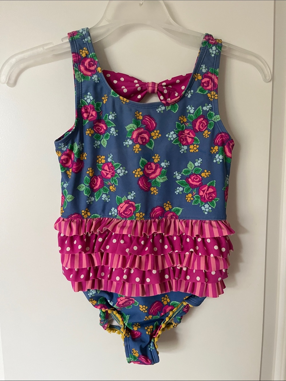 Kids Floral Ruffle One-Piece Swimsuit Matilda Jane